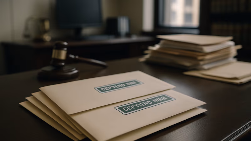 Nexus between receipt and mailing