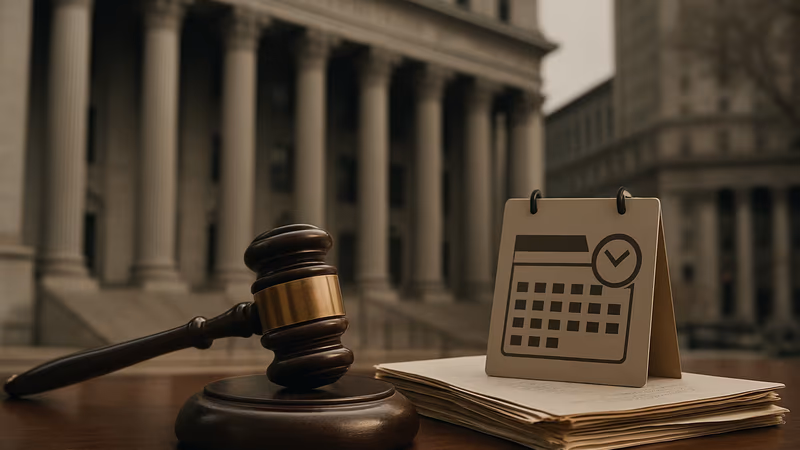 A new caveat on the one year period to enter a judgment