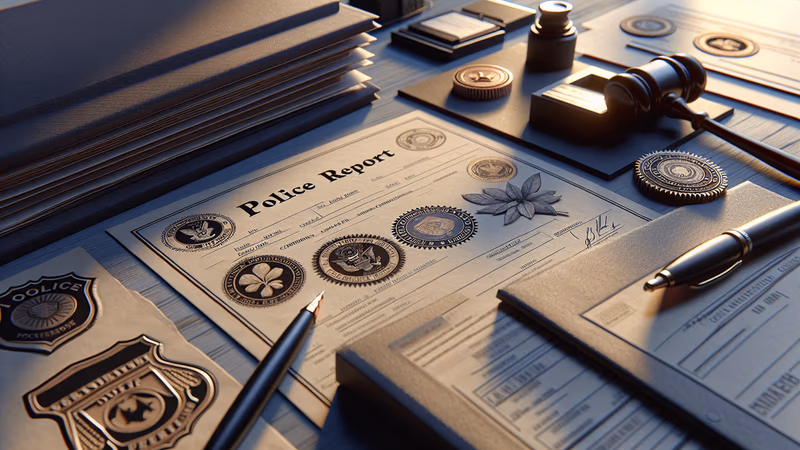 Business record challenge to police report