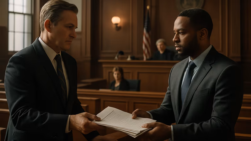 Court approves of service in the court room