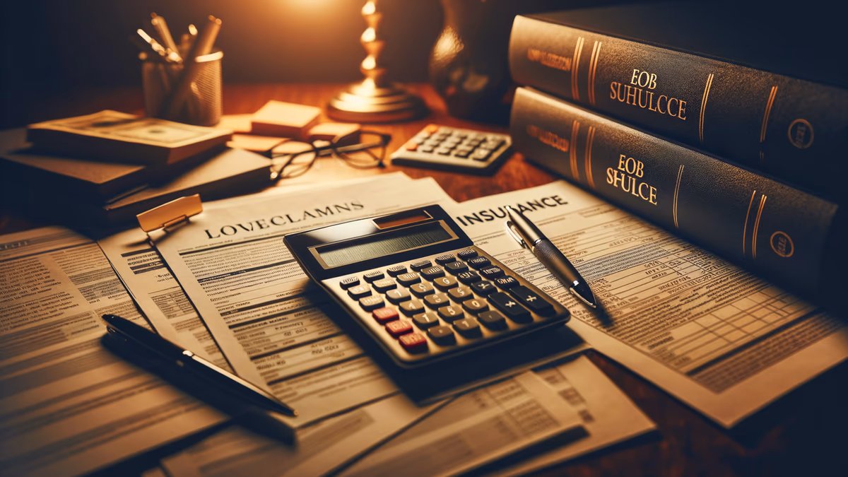 Denial and EOB is sufficient to preserve fee schedule defense