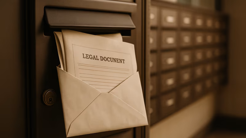 It did not have to be mailed to the attorney