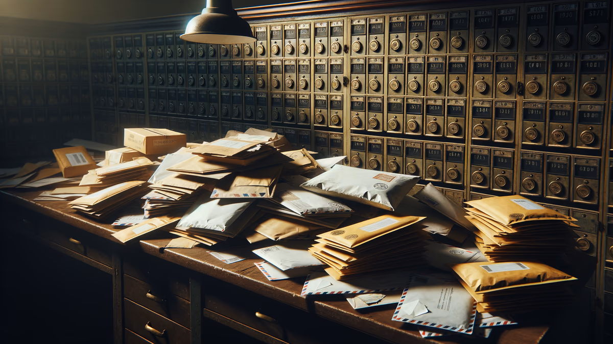 Mailing case – sent but never received