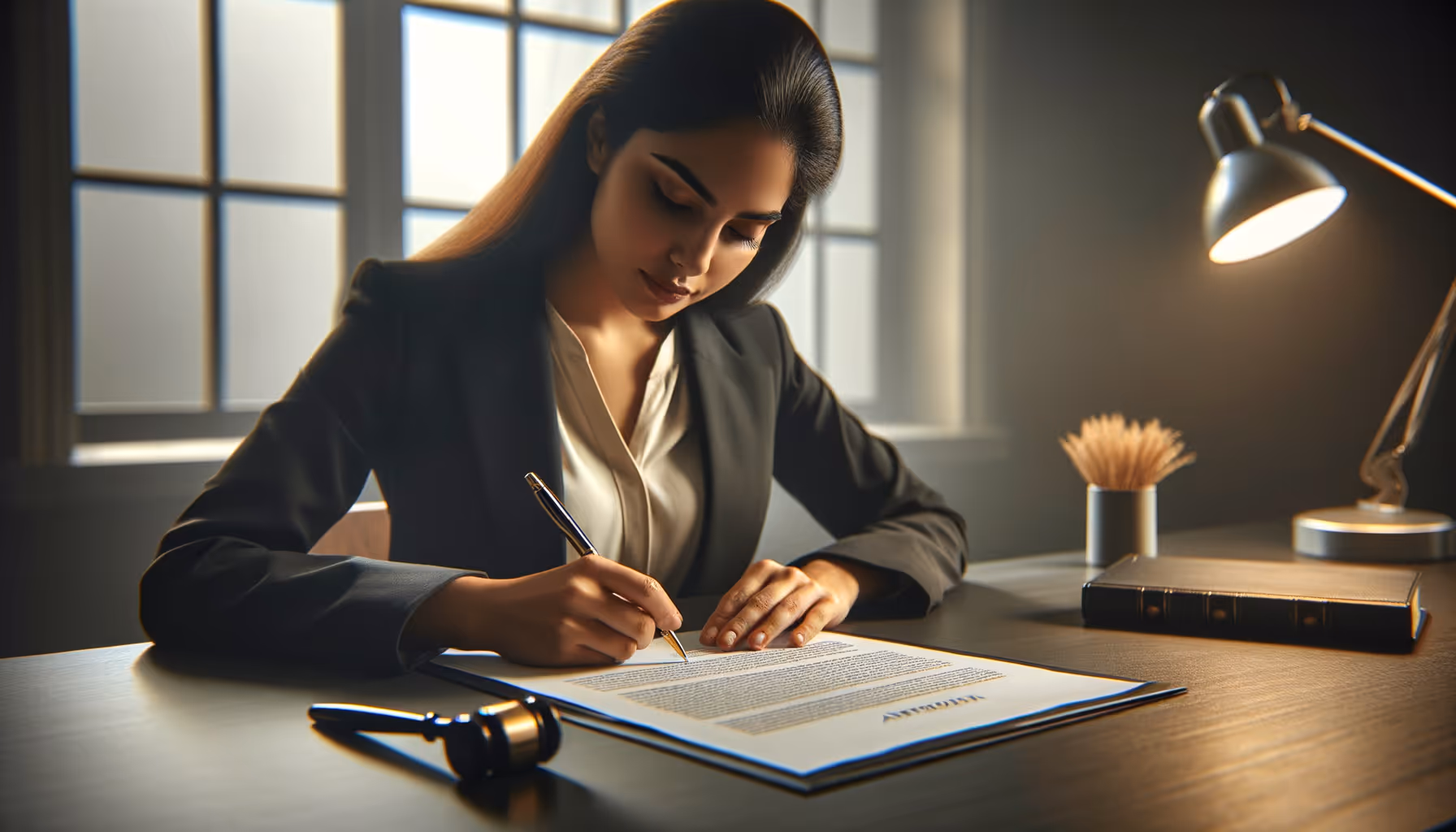 New York courthouse hallway where CPLR 2106 affirmations now replace notarized affidavits in litigation