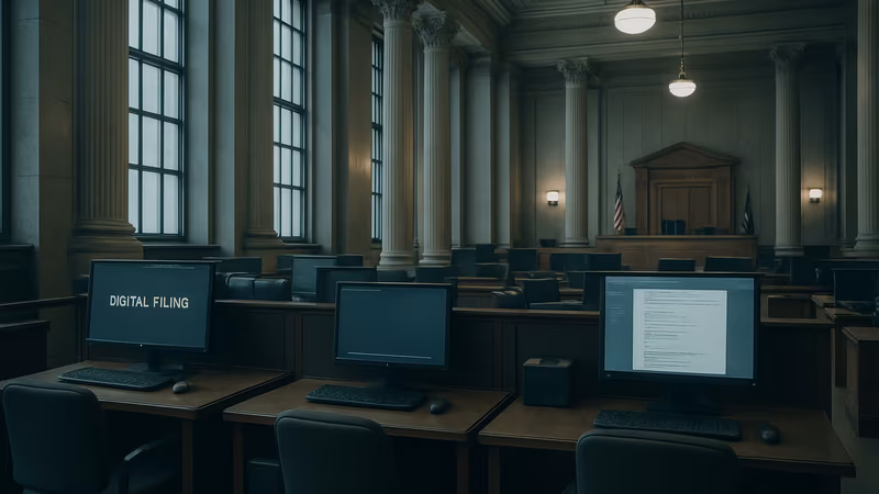 Opening Courts with an e-filing system in place?  Nope.