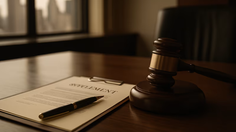 Settlement of a default judgment