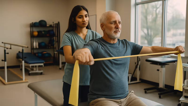 Shoulder surgery with physical therapy – valued at $550,000