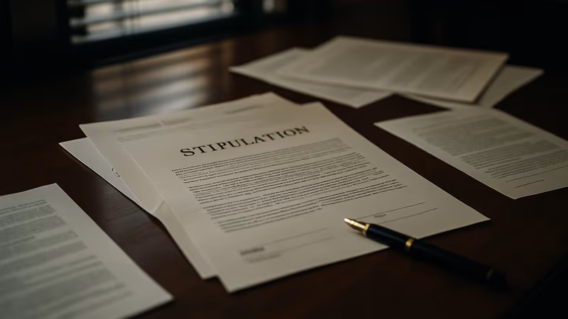 Stipulation not strictly enforced