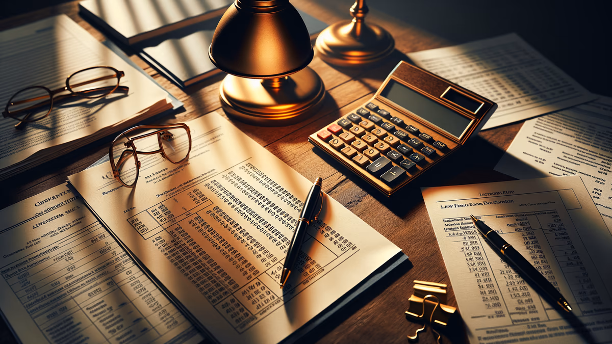 The denial just has to set forth a fee schedule defense