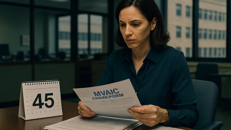 The excuse to complying with the 45-day rule in “inaction”